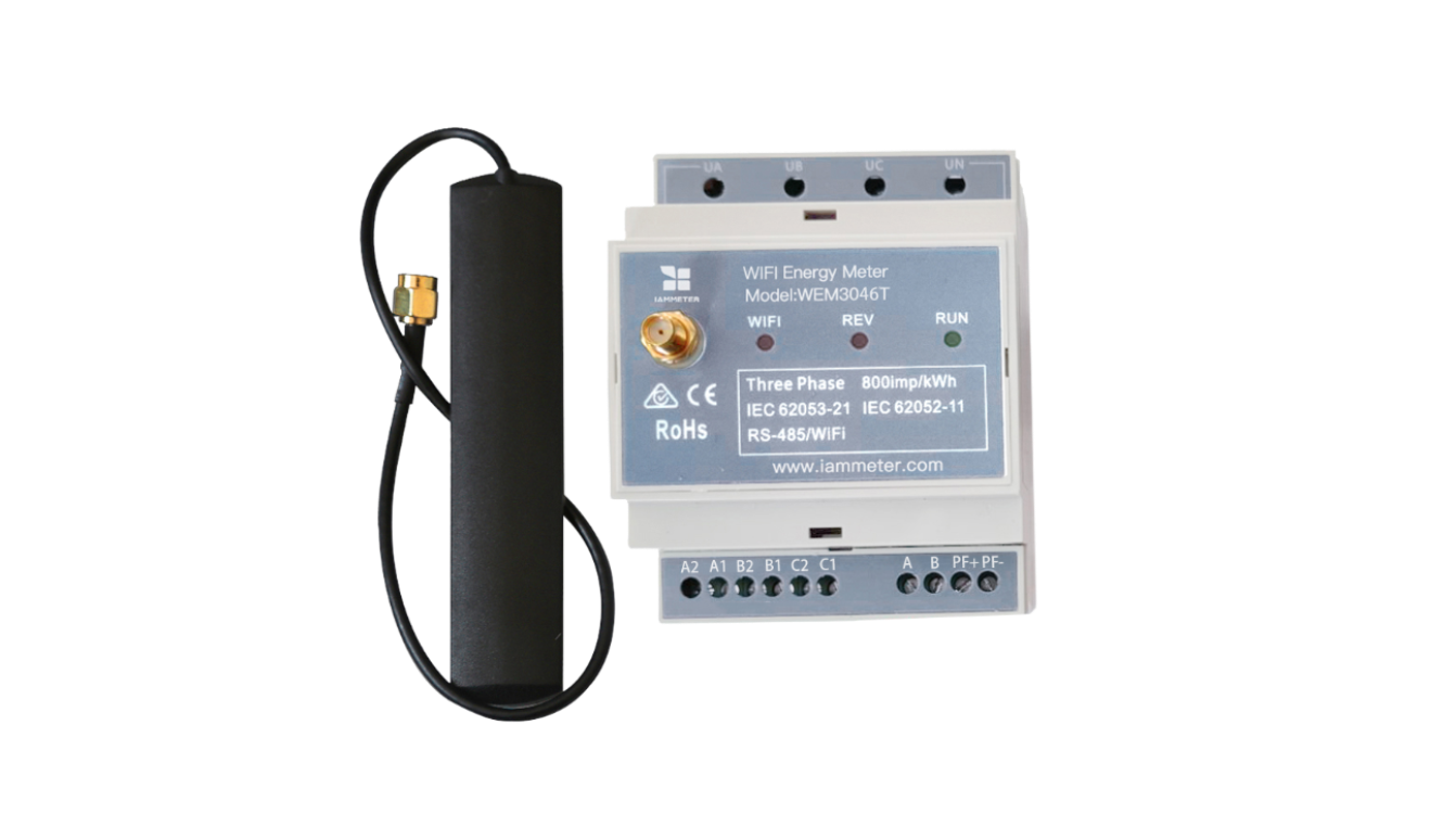 Trefase Wi-Fi energimåler (WEM3046T)